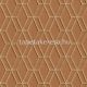 Design ID Wallstitch vlies, vinyl anyagú rozsdabarna, arany színű 3d, geometriai modern tapéta