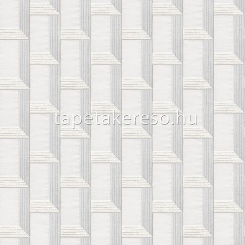Design ID Wallstitch vlies, vinyl anyagú szürke, csillámos színű 3d, geometriai modern tapéta