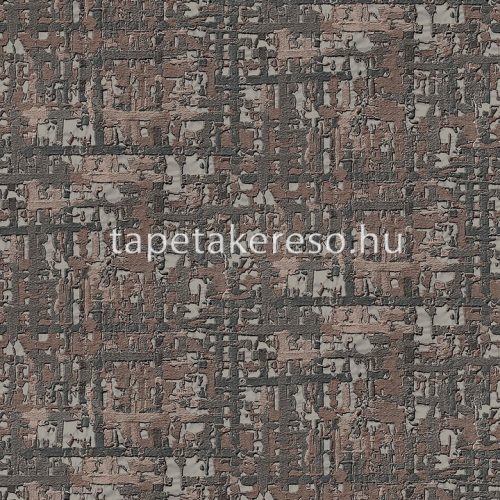 Design ID Embellish vlies, vinyl anyagú barna, szürke, csillámos színű foltos, kockás, vonalas modern tapéta