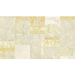   Khroma Wall Design 3 vlies anyagú sárga, szürke, arany színű márványos modern poszter