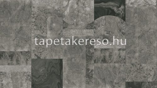 Khroma Wall Design 3 vlies anyagú szürke, fekete színű márványos modern poszter