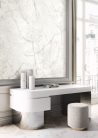 Khroma Wall Design 3 vlies anyagú törtfehér, zöld színű márványos modern poszter