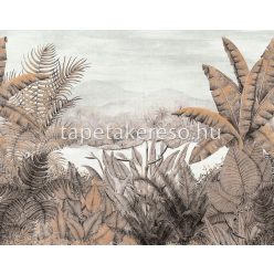   Khroma Wall Design 3 vlies, vinyl anyagú szürke, törtfehér, bronz színű tájkép, növényes modern poszter