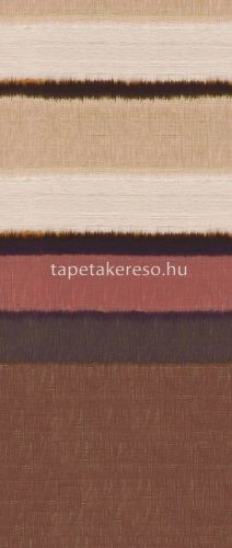 Khroma Wall Design 3 vlies, vinyl anyagú barna, bordó színű csíkos modern poszter