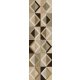 Khroma Joy vlies anyagú barna, beige, fekete színű geometriai, textilhatású modern poszter