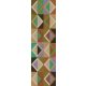 Khroma Joy vlies anyagú barna, zöld, lila, beige színű geometriai, textilhatású modern poszter