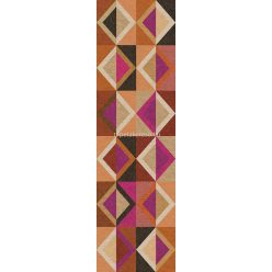   Khroma Joy vlies anyagú barna, narancssárga, rózsaszín színű geometriai, textilhatású modern poszter