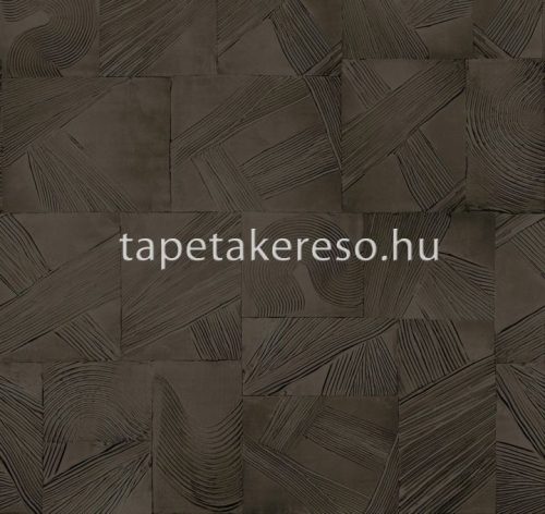 Khroma Rock vlies anyagú barna színű geometriai modern tapéta