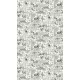 Khroma Summer vlies anyagú fehér, fekete, szürke színű állatos, növényes, keleti motívumos modern, natural poszter
