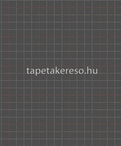 Khroma Be Happy vlies anyagú fekete, korall, fehér, kék színű kockás gyerek tapéta