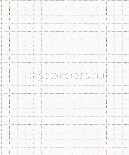 Khroma Be Happy vlies anyagú törtfehér, homok színű kockás gyerek tapéta