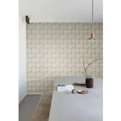   Khroma Aquila vlies anyagú homok, törtfehér színű geometriai modern tapéta