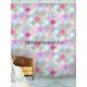Behang Expresse COLOR CHOC vlies anyagú rózsaszín, kék, piros, beige színű patchwork gyerek poszter
