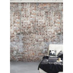   Behang Expresse COLOR CHOC vlies anyagú szürke, barna színű téglamintás gyerek poszter