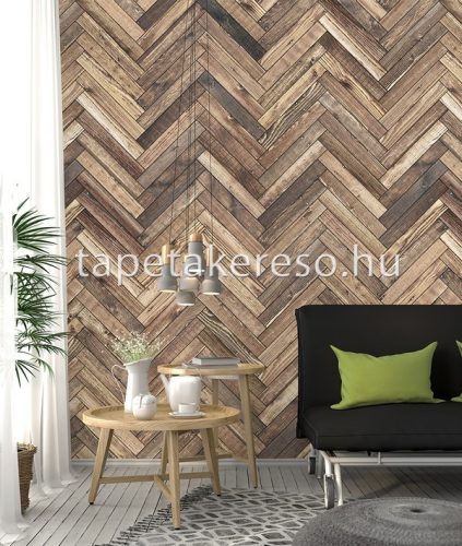 Behang Expresse NEW MATERIALS vlies anyagú barna színű famintás modern poszter