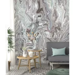   Behang Expresse NEW MATERIALS vlies anyagú lila, szürke, kék, barna színű absztrakt modern poszter