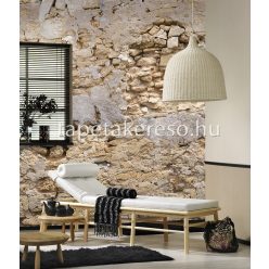   Behang Expresse NEW MATERIALS vlies anyagú szürke, beige színű köves modern poszter