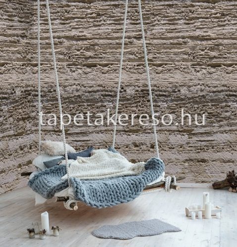 Behang Expresse NEW MATERIALS vlies anyagú beige színű köves modern poszter
