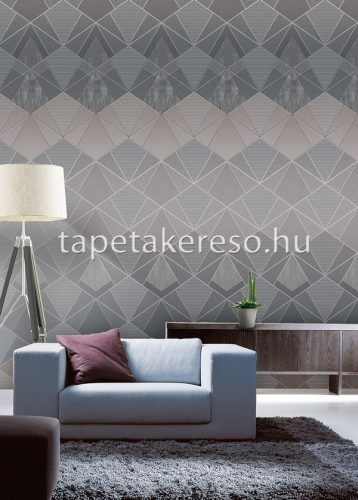 Behang Expresse Timeless vlies anyagú fekete, barna, szürke színű geometriai modern poszter