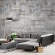 Behang Expresse Passion for Materials vlies anyagú szürke, beige, kék színű koptatott, vakolt modern, indusztriális poszter