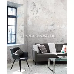   Behang Expresse Passion for Materials vlies anyagú szürke, beige színű koptatott, vakolt modern, indusztriális poszter