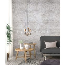  Behang Expresse Passion for Materials vlies anyagú szürke színű téglamintás modern, indusztriális poszter