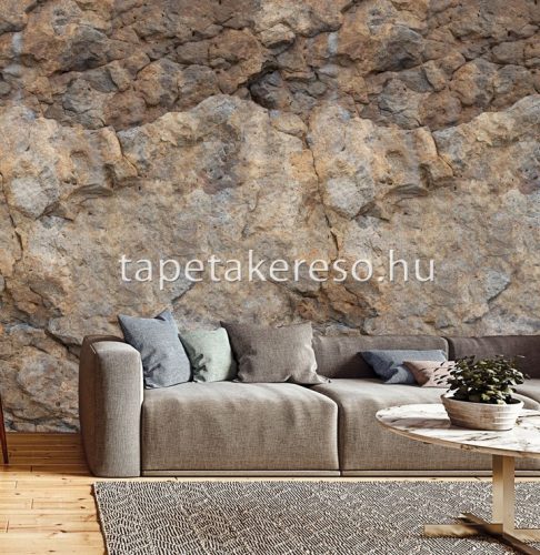 Behang Expresse Passion for Materials vlies anyagú barna, kék színű kőmintás modern, indusztriális poszter