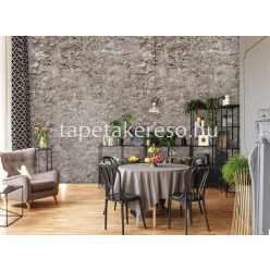   Behang Expresse Passion for Materials vlies anyagú barna színű koptatott, vakolt modern, indusztriális poszter