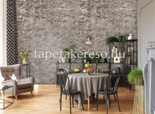Behang Expresse Passion for Materials vlies anyagú barna színű koptatott, vakolt modern, indusztriális poszter