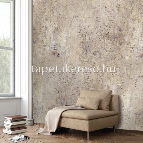 Behang Expresse Passion for Materials vlies anyagú barna, sárga színű repedezett modern, indusztriális poszter