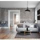 Behang Expresse Passion for Materials vlies anyagú beige, szürke színű koptatott, vakolt modern, indusztriális poszter