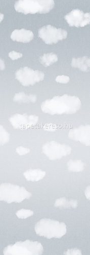 Behang Expresse Kate & Andy vlies anyagú szürke, fehér színű felhős gyermek poszter