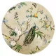 Behang Expresse Floral Utopia vlies anyagú beige, zöld, fehér, sárga, kék színű madaras, virágos romantikus tapéta
