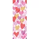 Behang Expresse Olive & Noah vlies anyagú pink, mustársárga, lila, rózsaszín színű szivecskés gyerek tapéta