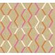 Khroma Joy vlies anyagú barna, beige, narancssárga, pink színű geometriai, textilhatású modern tapéta