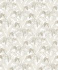Khroma Lotus vlies anyagú beige, barna, szürke színű leveles natural, modern tapéta
