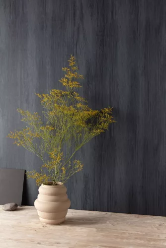 Khroma Lotus vlies anyagú fekete színű famintás natural, modern tapéta