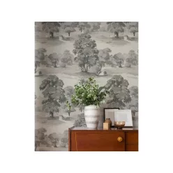   Fine Decor Ashdown An Archive Collection vlies anyagú, szürke, beige színű, fás, Modern tapéta