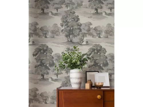 Fine Decor Ashdown An Archive Collection vlies anyagú, szürke, beige színű, fás, Modern tapéta