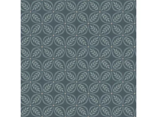 Fine Decor Ashdown An Archive Collection vlies anyagú, kék, fehér színű, geometriai, leveles, Modern tapéta