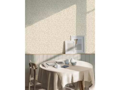 Fine Decor Ashdown An Archive Collection vlies anyagú, beige, fehér színű, leveles, Modern tapéta