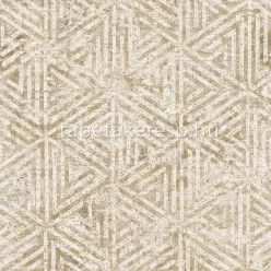  Prestige Mosaic vlies anyagú sárga, barna, gyöngyház színű geometriai, koptatott modern tapéta