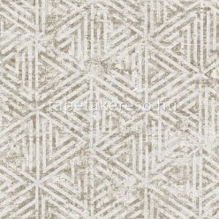   Prestige Mosaic vlies anyagú szürke, gyöngyház színű geometriai, koptatott modern tapéta
