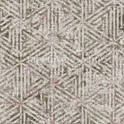   Prestige Mosaic vlies anyagú homok, rosegold színű geometriai, koptatott modern tapéta