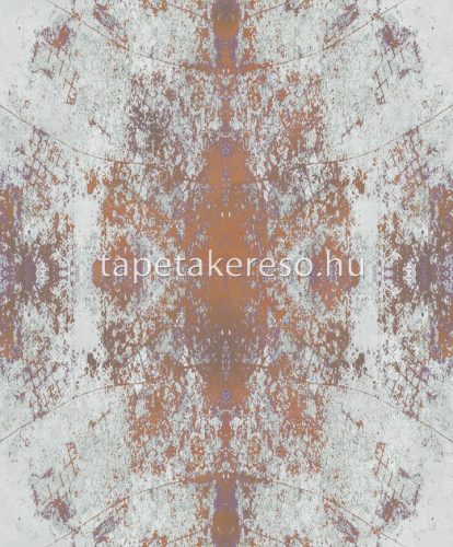 Prestige Mosaic vlies anyagú zöld, rosegold, gyöngyház színű koptatott, keleties modern tapéta