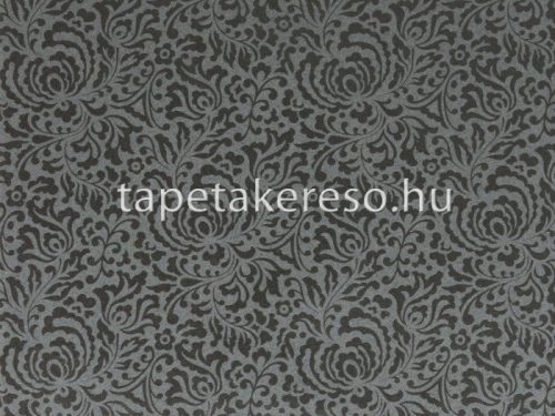Omexco Minerals vlies anyagú zöld, ezüst színű barokk, virágos modern tapéta