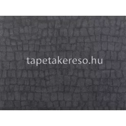   Omexco Minerals vlies, üveggyöngy anyagú fekete színű bőrmintás modern tapéta