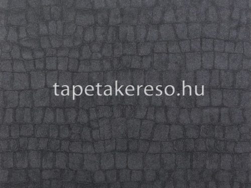 Omexco Minerals vlies, üveggyöngy anyagú fekete színű bőrmintás modern tapéta