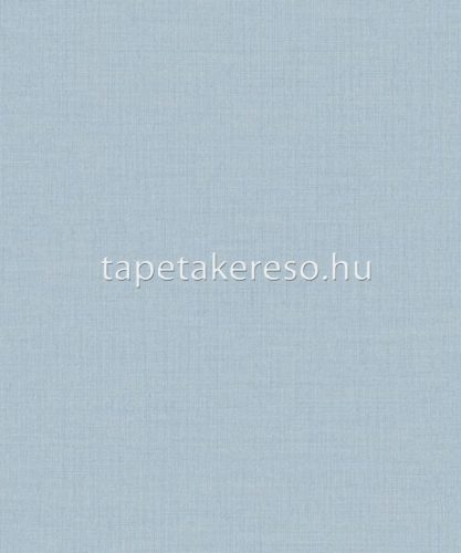Grandeco Maison vlies, vinyl anyagú kék színű textilhatású, egyszínű modern tapéta