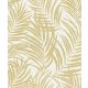 Grandeco Maison vlies, vinyl anyagú beige, barna színű leveles modern tapéta